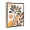 Stupell Industries Retro Sage Boho Sprigs Framed Floater Canvas Wall Art Design by Nataly White